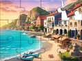 खेल Jigsaw Puzzle: Seaside Town