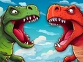 விளையாட்டு Dino World: Merge & Fight