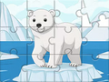 खेल Jigsaw Puzzle: Polar Bear