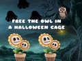 खेल Free the Owl in a Halloween Cage