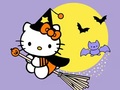 खेल Coloring Book: Kitty Halloween