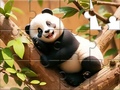 खेल Jigsaw Puzzle: Panda On Tree