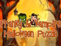 ગેમ Franky & Vampire Halloween Puzzle