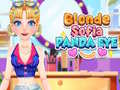 ಗೇಮ್ Blonde Sofia Panda Eyes