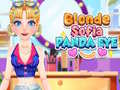 खेल Blonde Sofia Panda Eyes