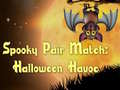खेल Spooky Pair Match Halloween Havoc