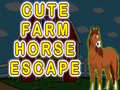 खेल Cute Farm Horse Escape