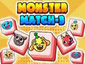 खेल Monster Match-3 