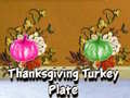 ગેમ Thanksgiving Turkey Plate