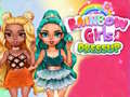 खेल Rainbow Girls Dress Up Challenge