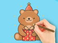 ಗೇಮ್ Coloring Book: Gift Bear