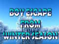 खेल Boy Escape From Winter Season