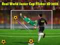 खेल Real World Soccer Cup Flicker 3D 2023