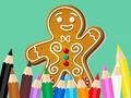 खेल Coloring Book: Gingerbreads