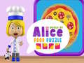 ગેમ World of Alice Food Puzzle