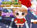 ಗೇಮ್ Subway Santa Princess Runner