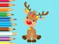 ગેમ Coloring Book: Cute Christmas Reindeer