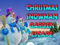 ગેમ Christmas Snowman Garden Escape