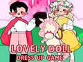 ગેમ Lovely Doll Dress Up Game 