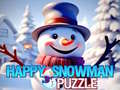 ગેમ Happy Snowman Puzzle