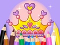 खेल Coloring Book: Princess Crown