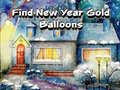 खेल Find New Year Gold Balloons