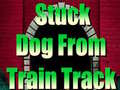 खेल Stuck Dog From Train Track