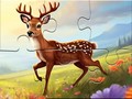 खेल Jigsaw Puzzle: Running Deer