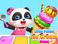 खेल Little Panda Ice Cream Game