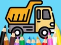 खेल Coloring Book: Dump-Truck