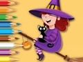 ગેમ Coloring Book: Trainee Witch