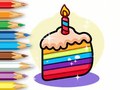 ગેમ Coloring Book: Birthday Cake