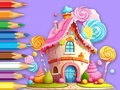 खेल Coloring Book: Lollipop House