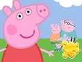 खेल Jigsaw Puzzle: Peppa With Family