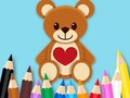 ગેમ Coloring Book: Toy Bear