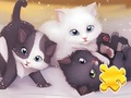 खेल Jigsaw Puzzle: Playing Cats