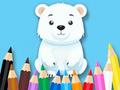 விளையாட்டு Coloring Book: Polar Bear