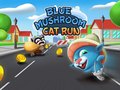 खेल Blue Mushroom Cat Run