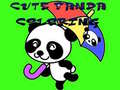 खेल Cute Panda Coloring