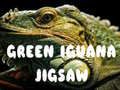 खेल Green Iguana Jigsaw