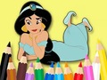 खेल Coloring Book: Princess Jasmine