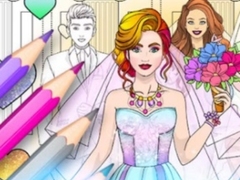 ಗೇಮ್ Wedding Coloring Dress Up Game