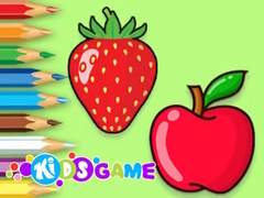 खेल Coloring Book: Apple And Strawberry