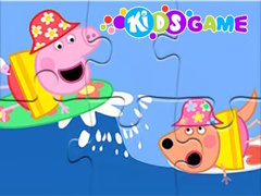 खेल Jigsaw Puzzle: Peppa Pig Sea Sailing