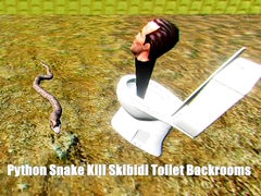 खेल Python Snake Kill Skibidi Toilet Backrooms