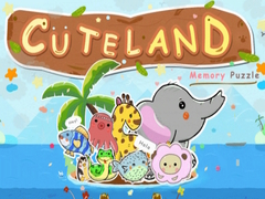 खेल Cuteland Memory Puzzle 