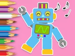 खेल Coloring Book: Robot Dancing