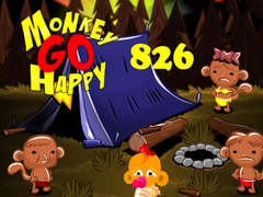 விளையாட்டு Monkey Go Happy Stage 826