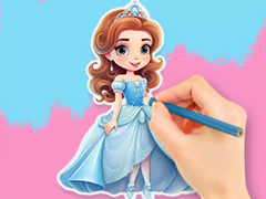 खेल Coloring Book: Chibi Princess