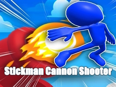 खेल Stickman Cannon Shooter